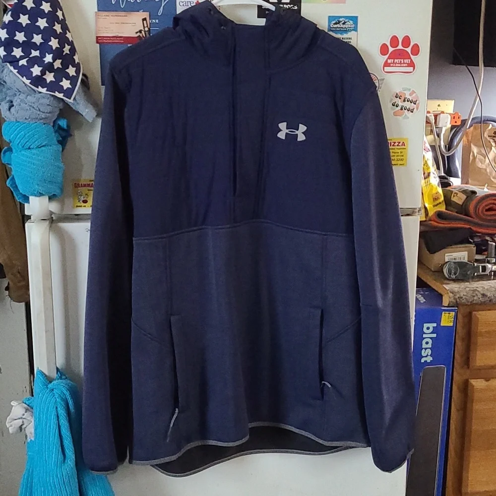 Men's Under Armour Storm 1/2 button hoodie - Picture 1 of 6